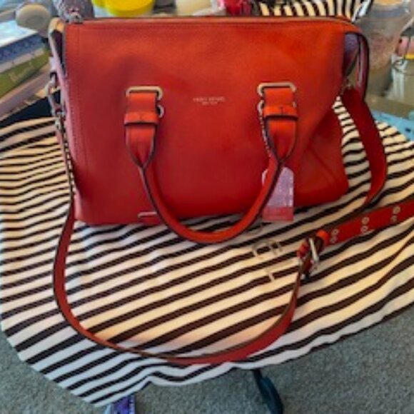 Henri Bendel Spruce Street Satchel - RED - Picture 10 of 16